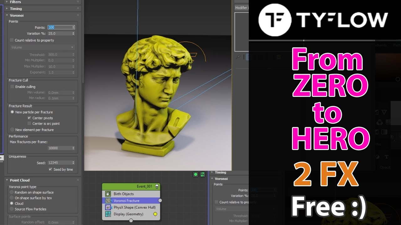tyFlow from Zero to Hero - From install to render - EASY