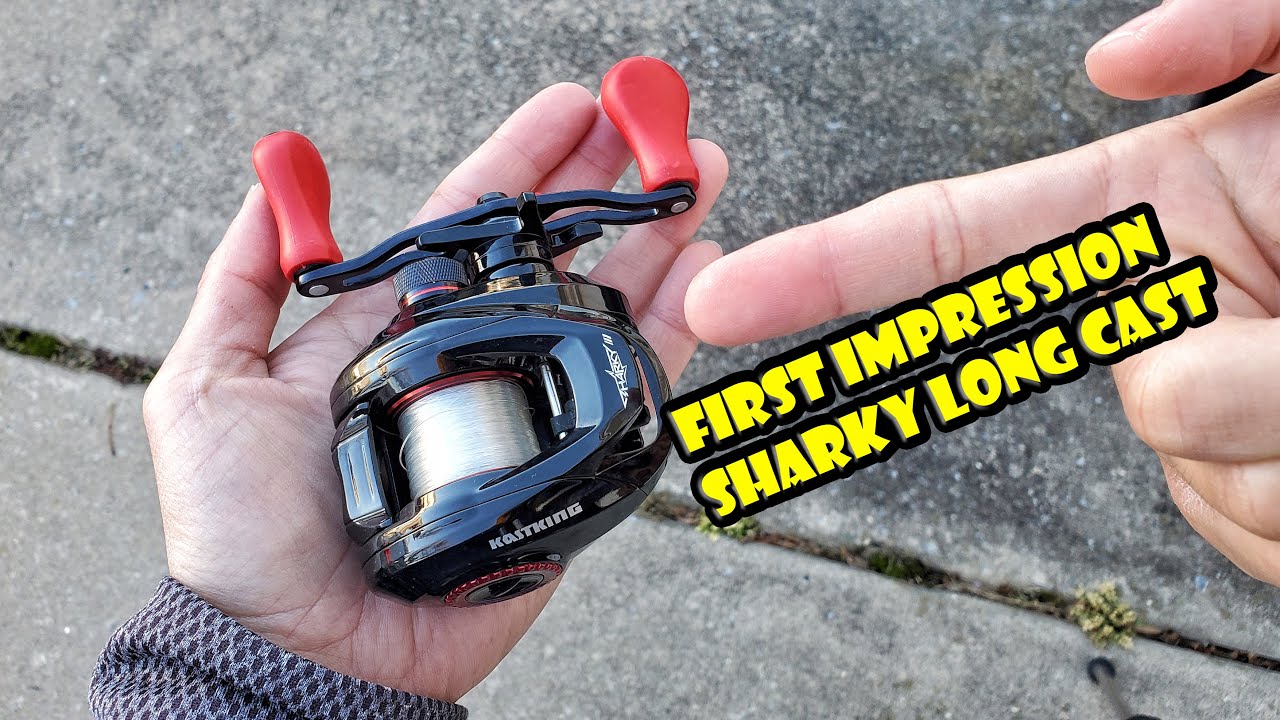 First Impression Fishing KastKing Sharky III Long Cast Baitcasting Reel