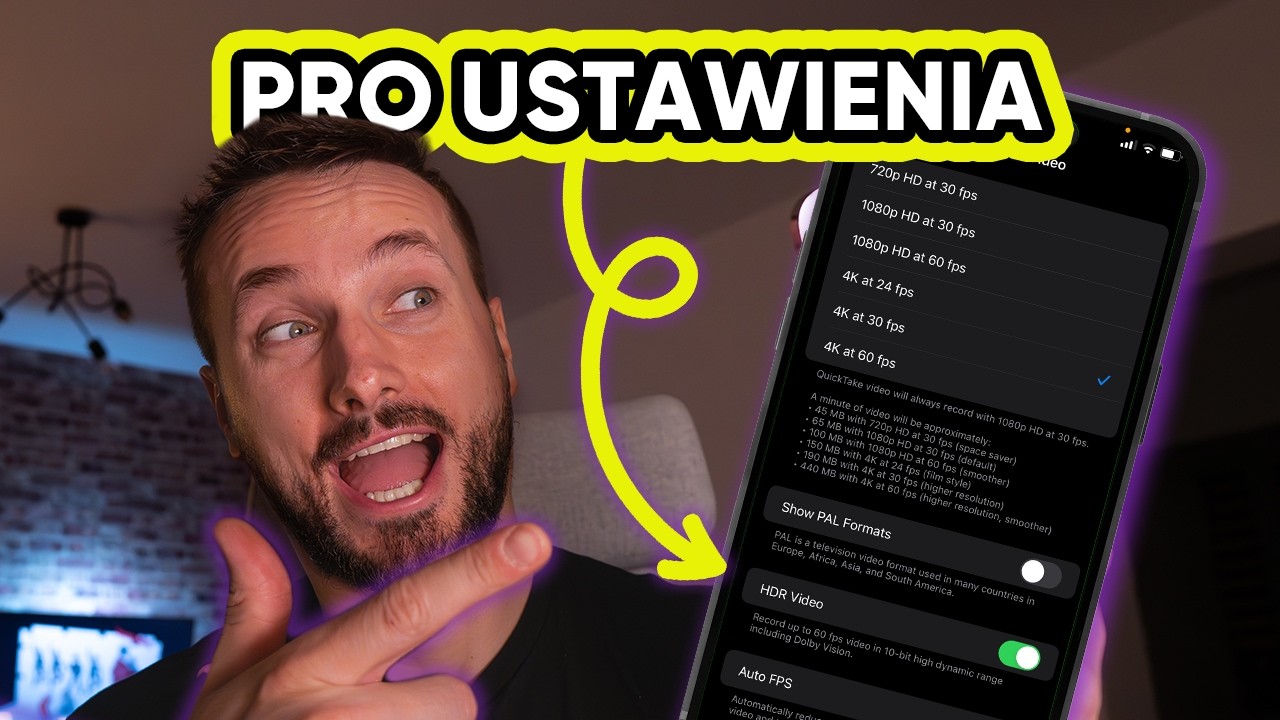 iPhone jako PROFESJONALNA kamera? Zobacz te USTAWIENIA!