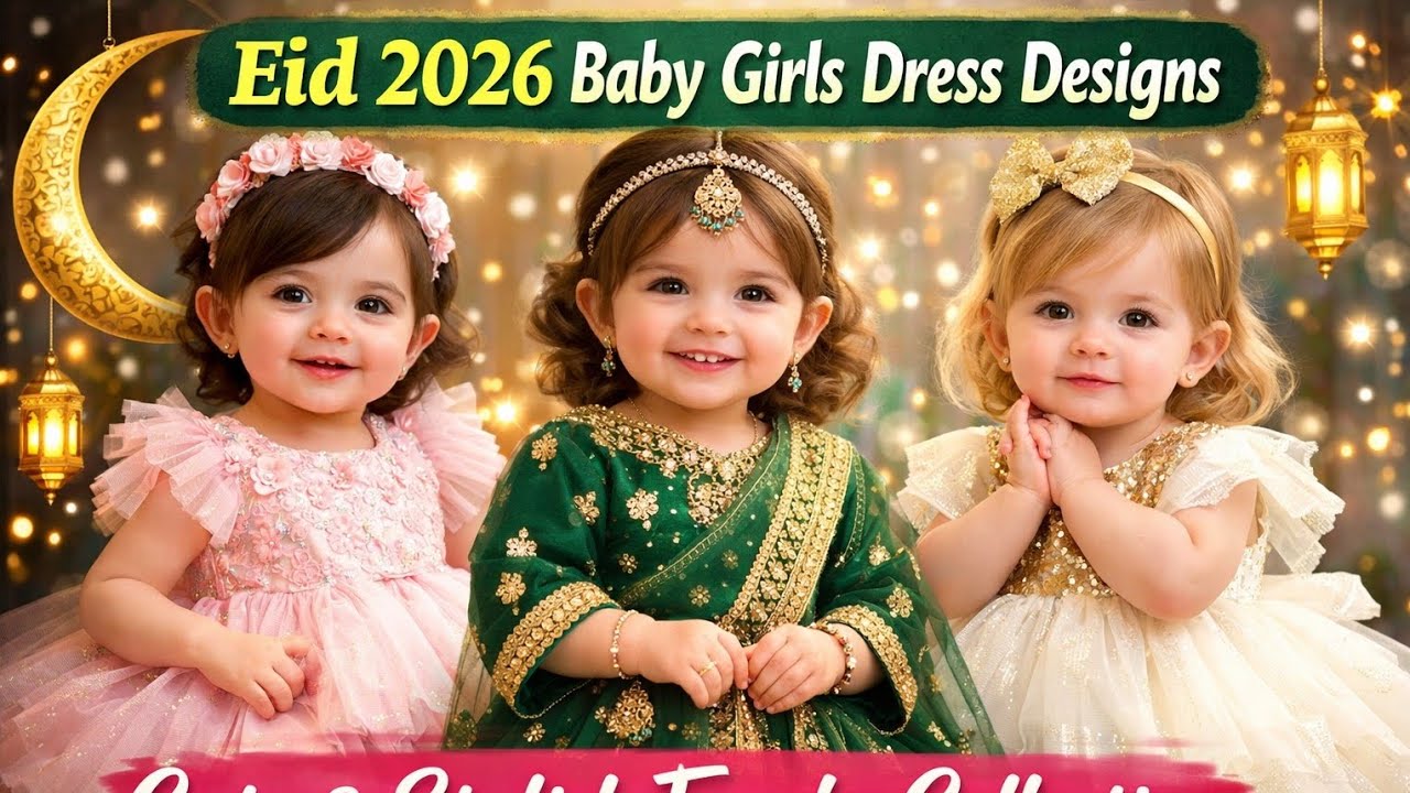 “Eid 2026 Baby Girls Dress Designs | Cute & Stylish Frocks Collection”