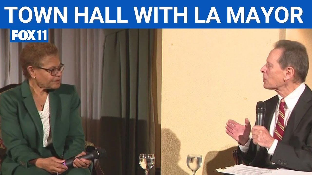 Karen Bass' town hall draws mixed reactions | FOX 11 LA
