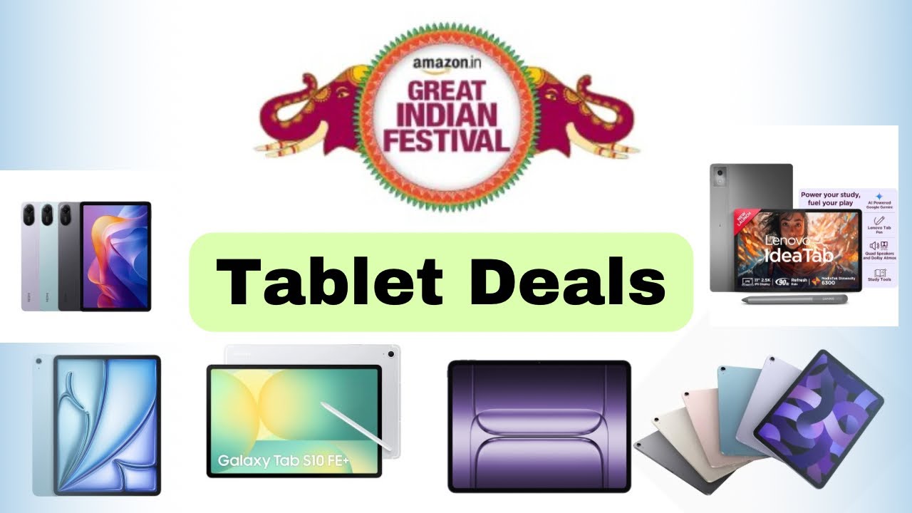 OnePlus Pad 3 Offer & Other Tablet Deals in Amazon Great Indian Festival Sale 