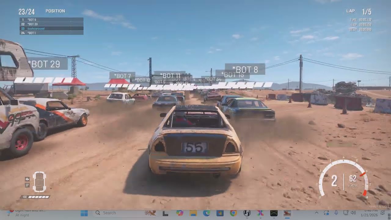 Wreckfest 2 Scrapyard speedbowl