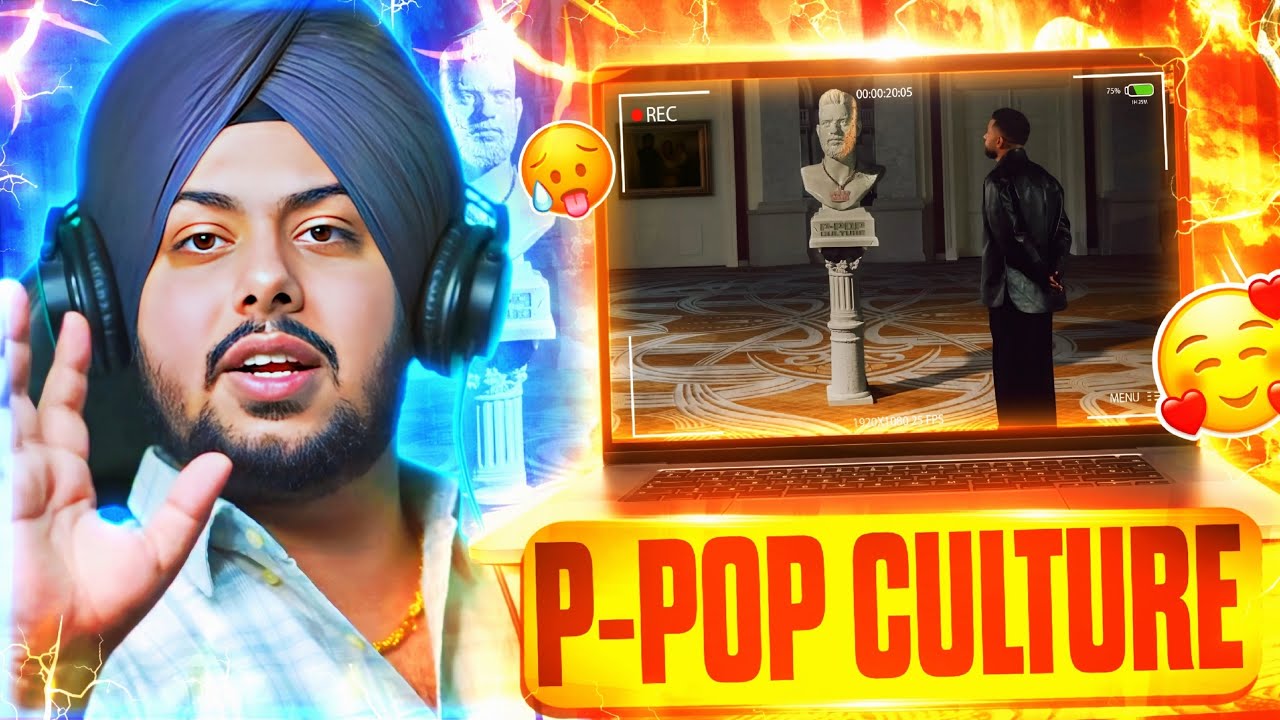 Reaction on Karan Aujla | Ikky - P-POP CULTURE (Official Audio)