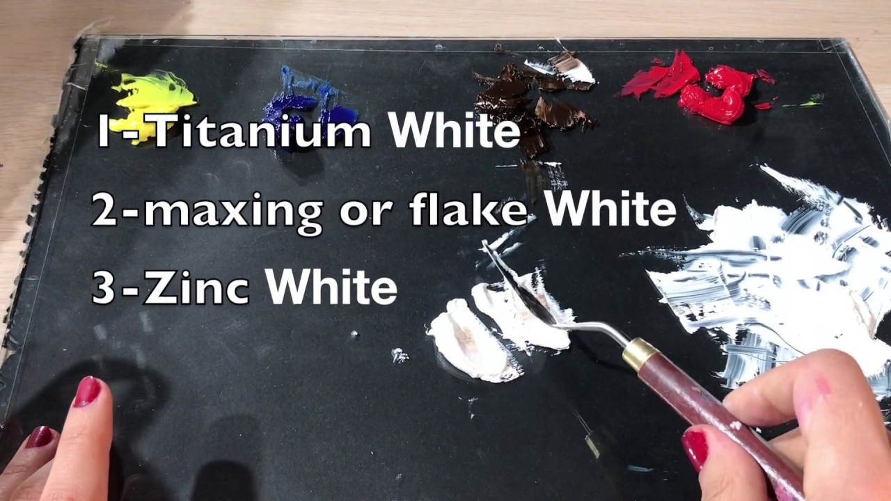 كيف تصنع درجات البشرة من الالوان الزيتية بابسط الطرق skin tone with  oil color
