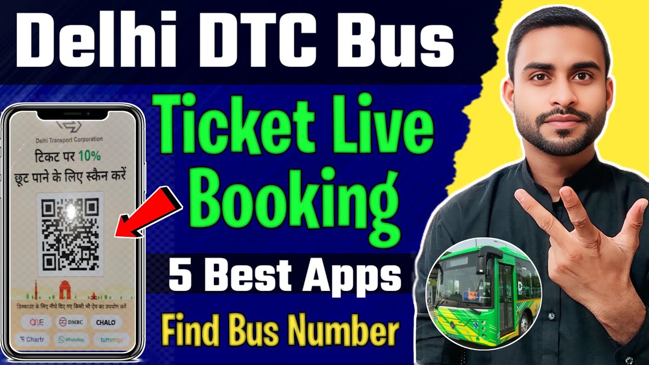 DTC Bus Ticket Online Kaise Book Kare | 10% Discount | Live App Demo