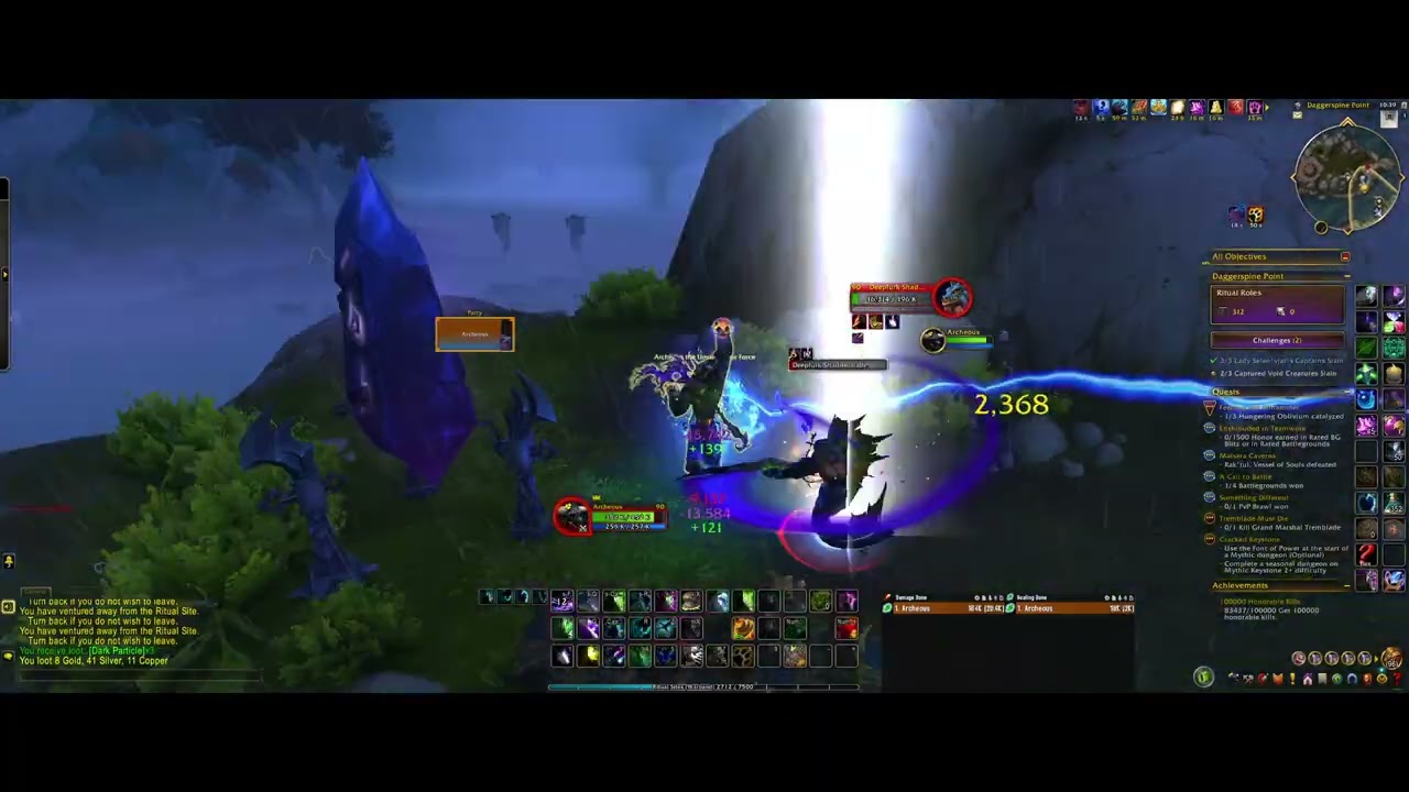 Speedrun!! Daggerspine Point - Rdruid WoW Midnight - Ritual Site
