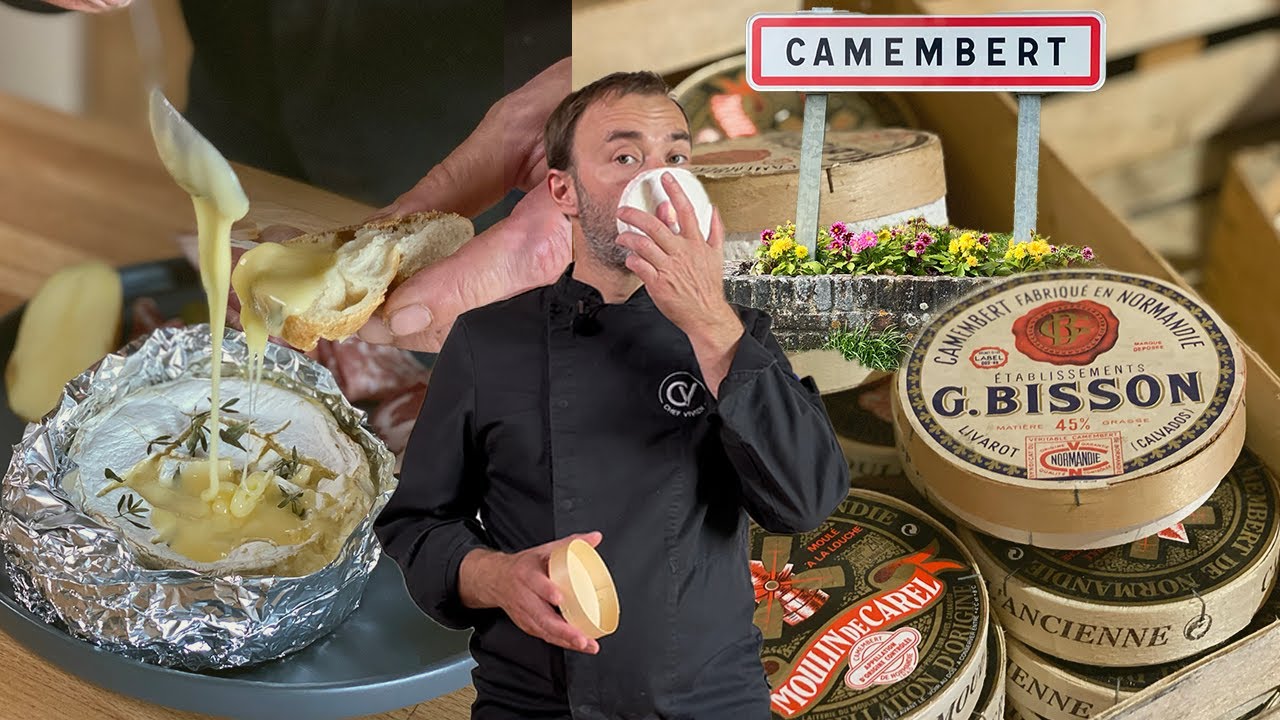Let's visit Camembert city in Normandy and cook authentic baked camembert cheese with French chef