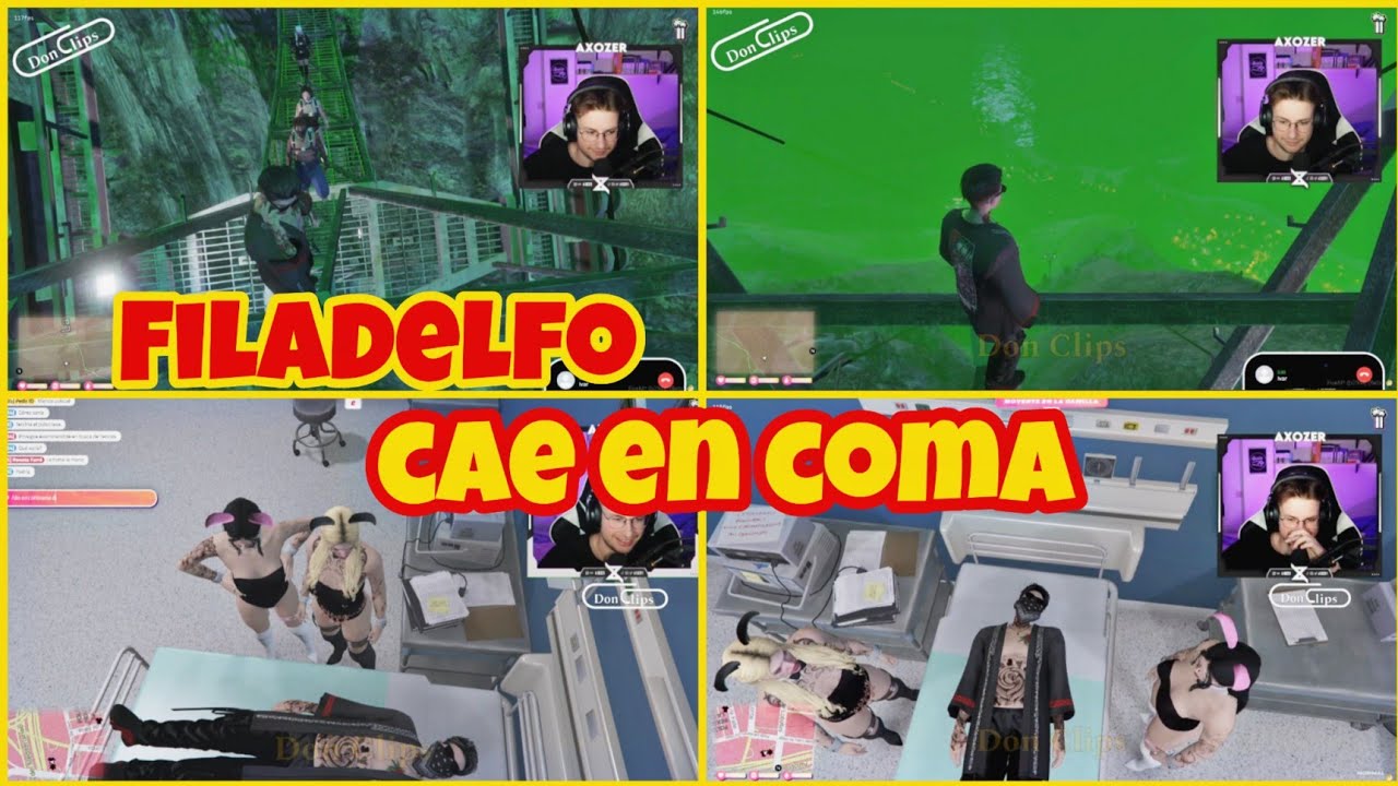 Filadelfo cae en coma 🥺💔 #marbella #donclips #gta #roleplay