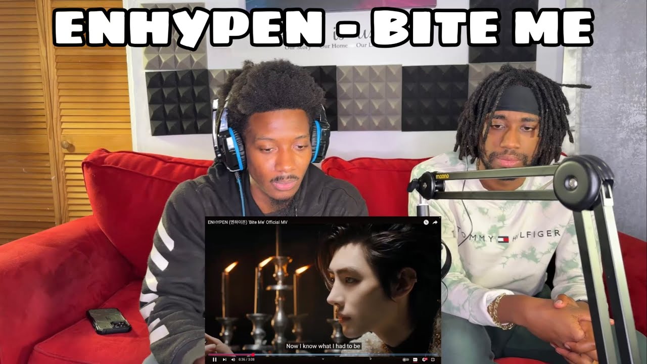FIRST TIME LISTENING TO ENHYPEN 'BITE ME' OFFICIAL M/V (GROUP REACTION)