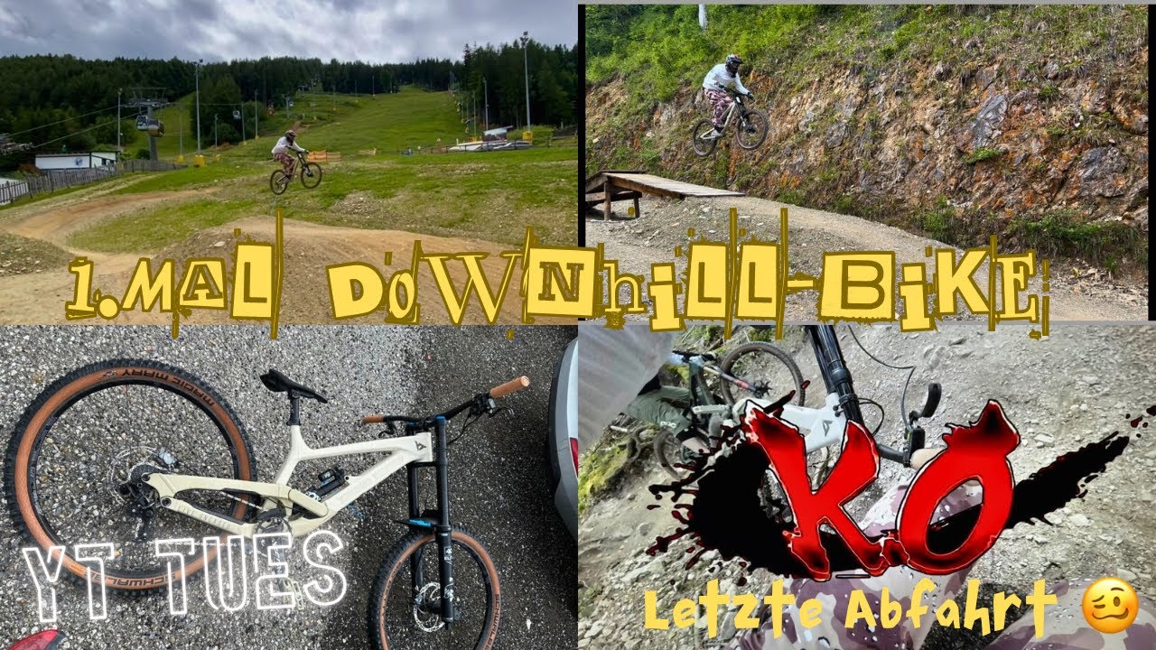 erstes Mal Downhill-Bike mit 