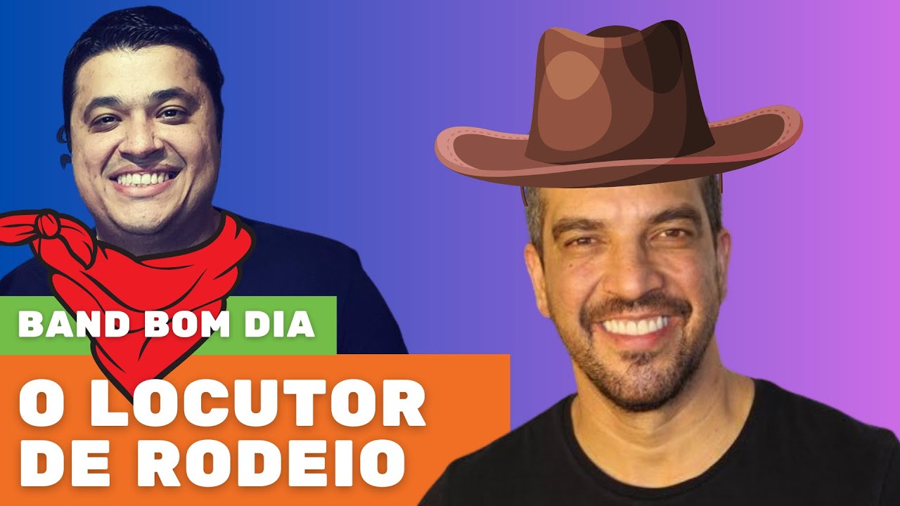 O Locutor de rodeio | Band Bom Dia