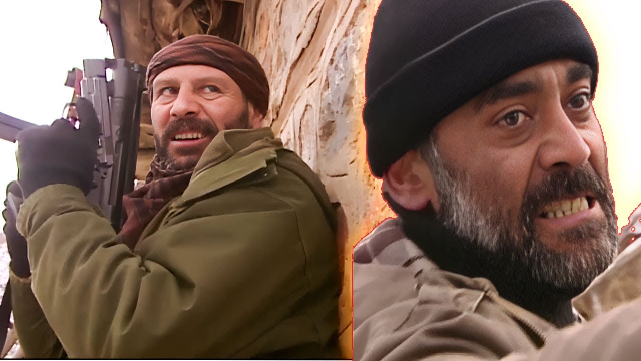 مسلسل الأرض الطيبة 3 الحلقة 45 | اشتباك ناري بين سبع الجبال والارهابيين الأنذال خطفوا أبوه