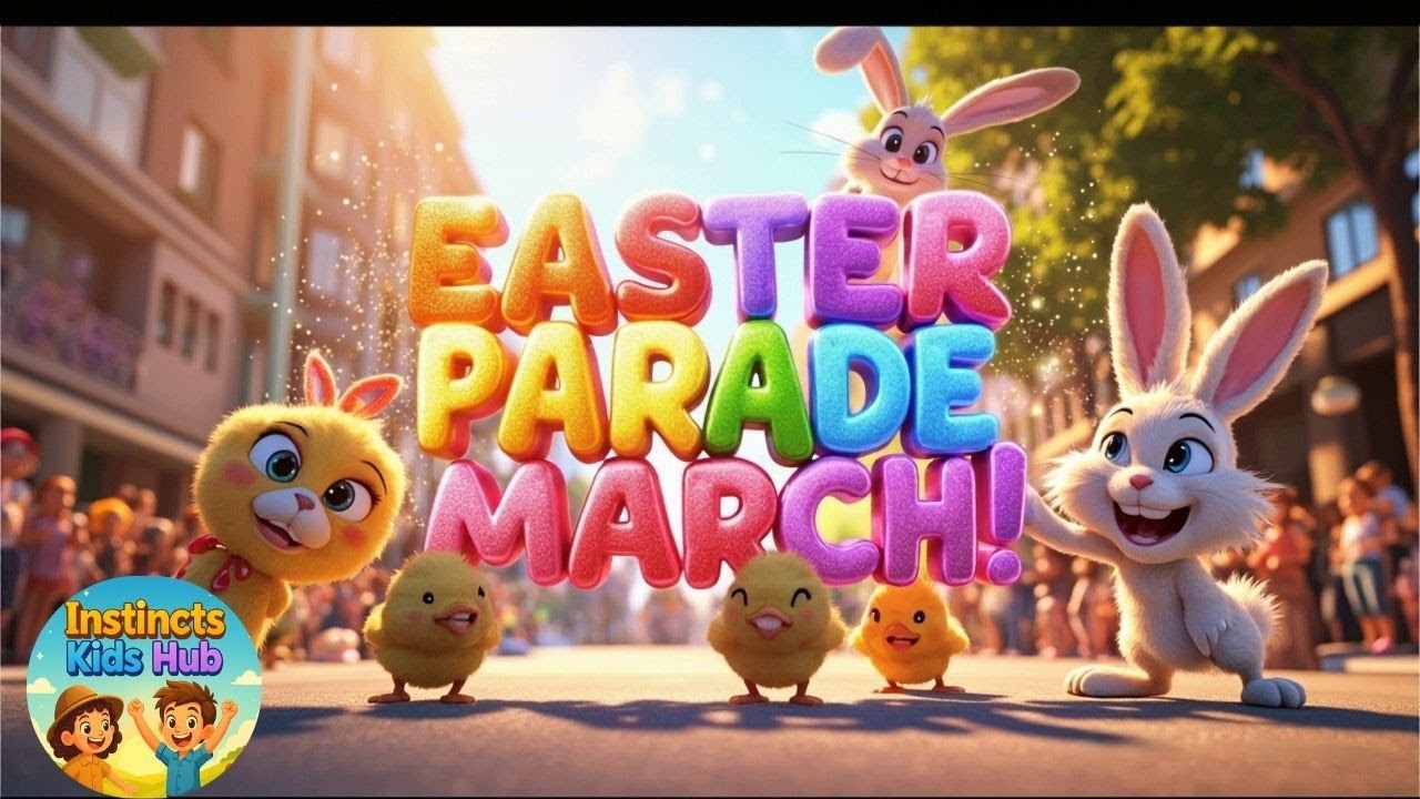 Bunny Easter Parade March | Easter Parade March | Easter March | Instincts Kids Hub - Kids Song