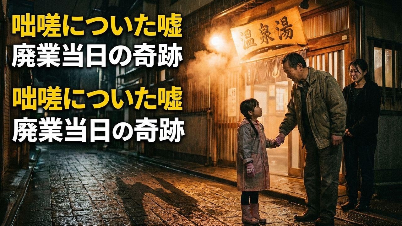 「100円だよ」廃業寸前の店主がついた嘘。追い詰められた母娘を救った奇跡の結末
