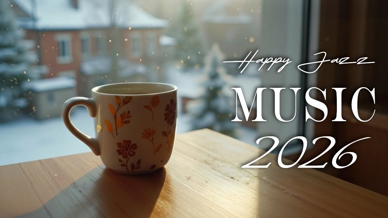 Happy Jazz Music ✨ Sweet Coffee Jazz Music & Holiday Bossa Nova Instrumental for Stress Relief