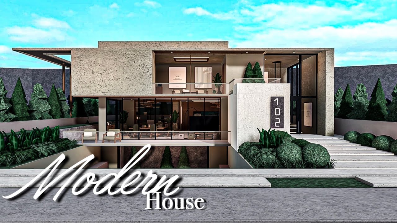 Bloxburg: MODERN HOUSE | House Build | Roblox