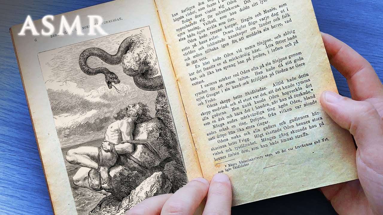 ASMR Norse Myths Reading | Ragnarök, Loki | Eng Sub