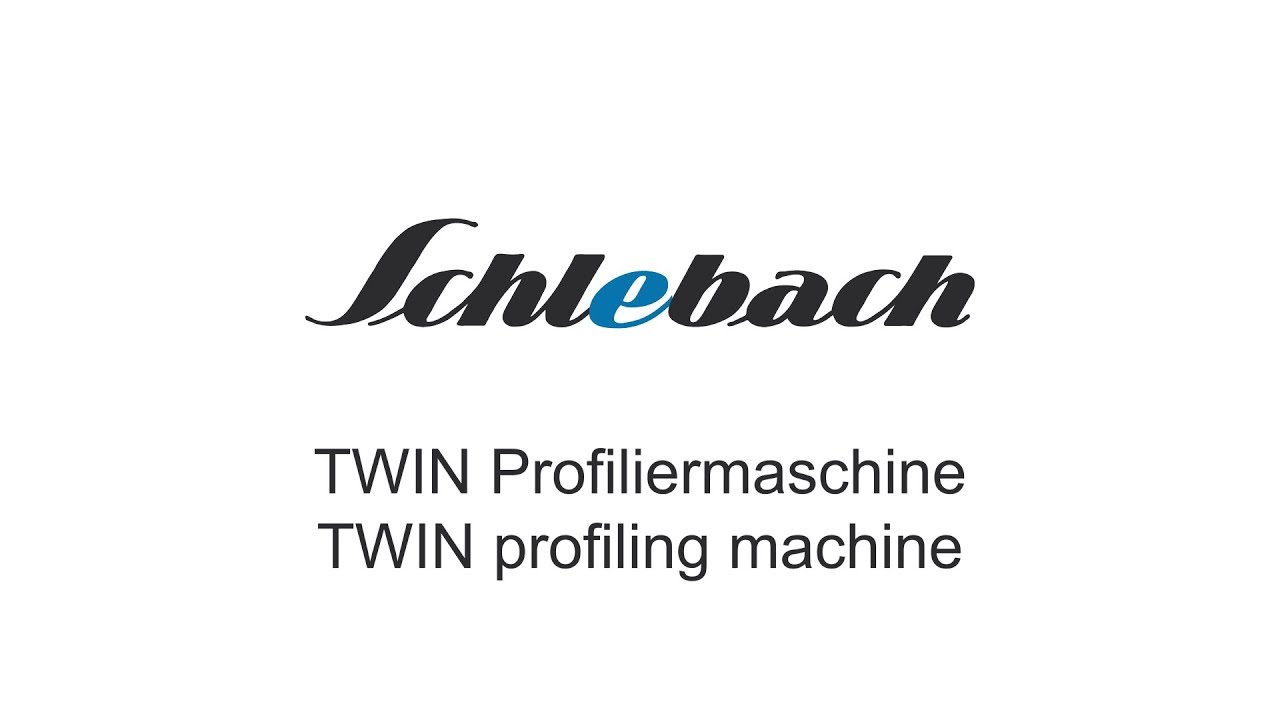 Schlebach TWIN Profiliermaschine