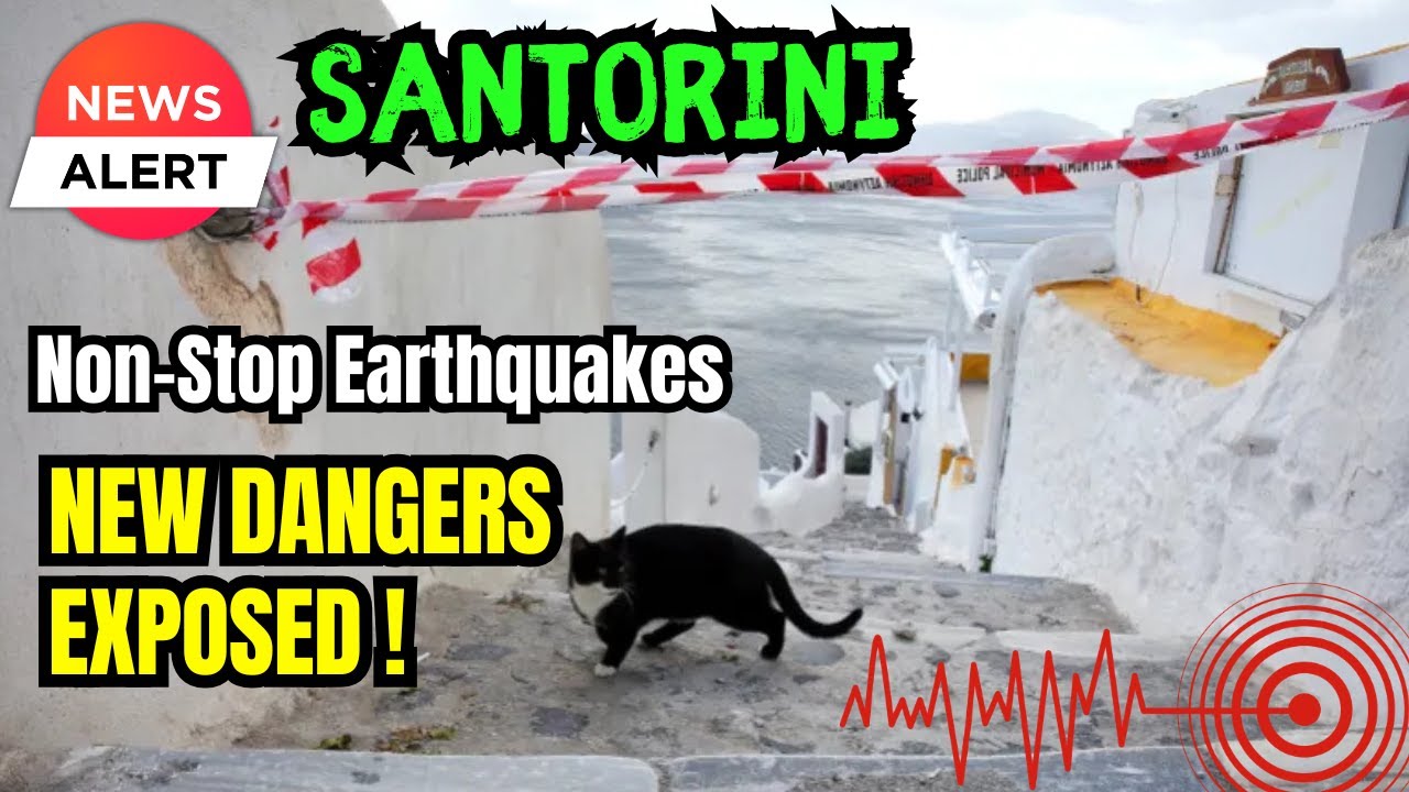WHY are 40 % of Santorini Residents STILL on the Island waiting for a Disaster to happen #Santorini