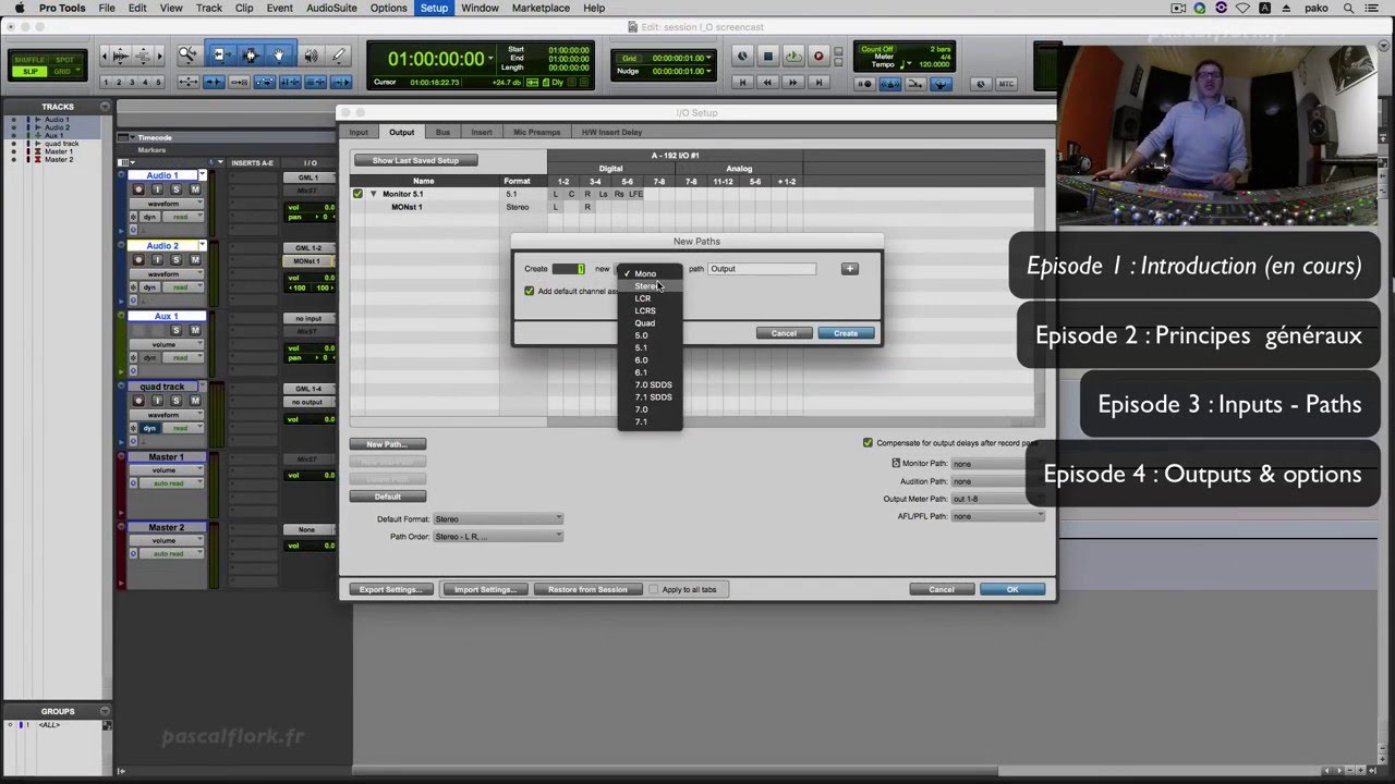 Pro Tools grille I/O - Entrées/Sorties ep1/8 : Introduction