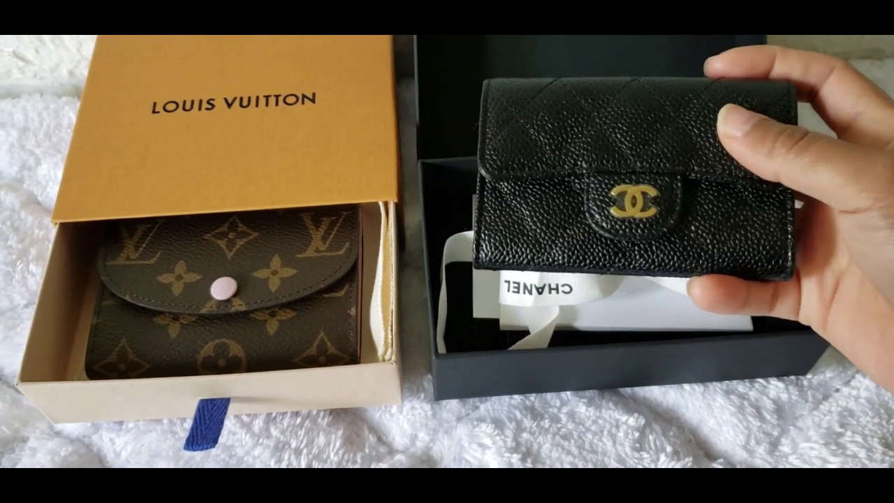LOUIS VUITTON ROSALIE COIN PURSE VS CHANEL CLASSIC CARDHOLDER Comparison