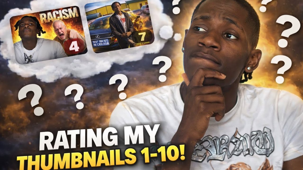Rating My YouTube Thumbnails 1-10 (Be Honest 😬)