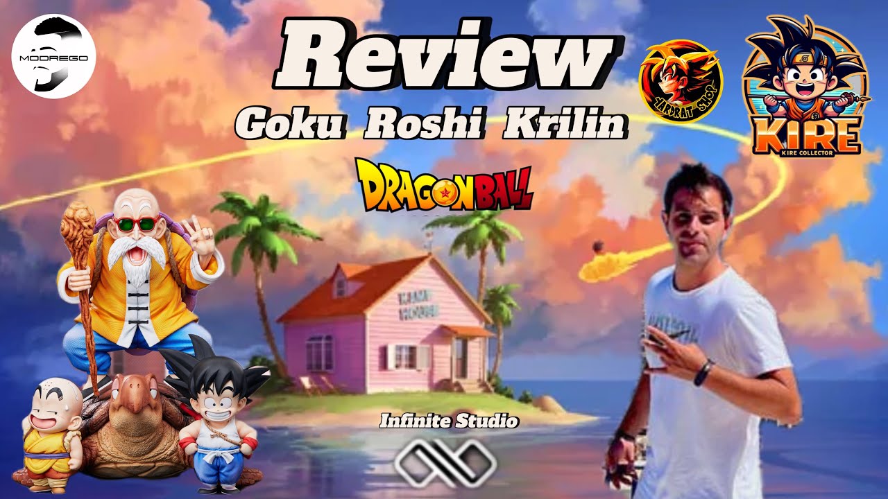 Review 🐉Dragon Ball🔥Goku Roshi y Kriin ❤️‍🔥Infinite Studio 1/6