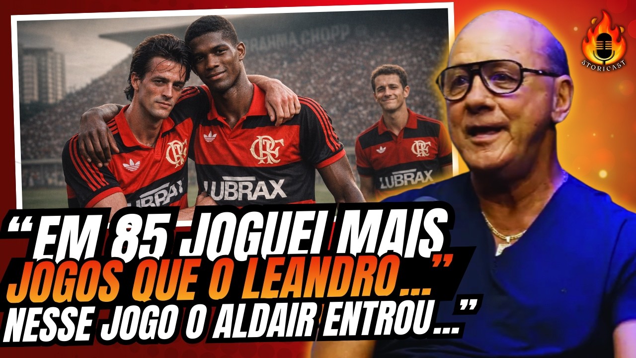 A convivência com Leandro e o bastidor por trás da estreia de Aldair pelo Flamengo