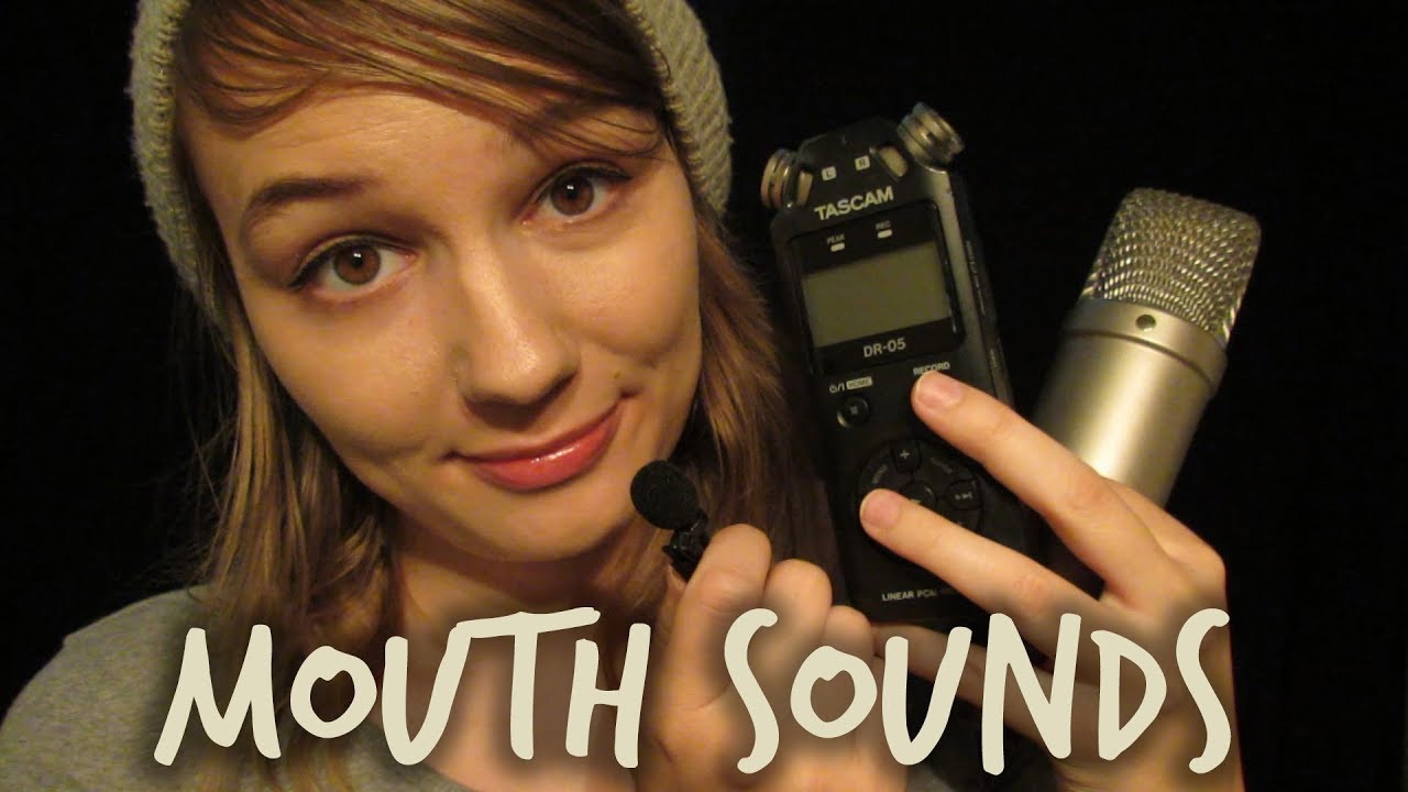 ASMR Tingly Mouth Sounds & Unintelligible Whispering (Hi-Fi to Lo-Fi)