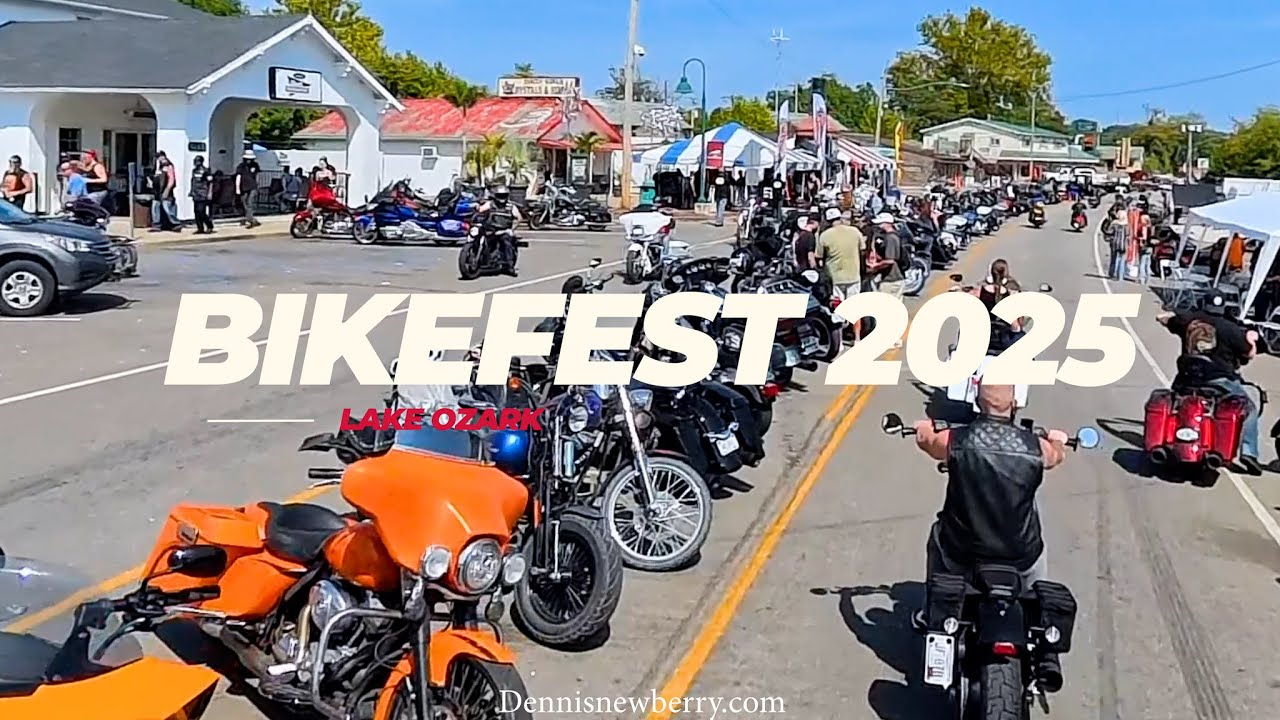 Thousands Of Motorcycles at Lake Ozark Bikefest 2025!