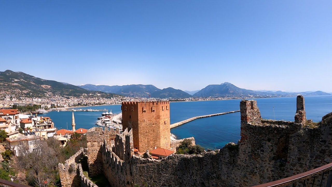 Alanya City to Castle scenic Walking tour | Exploring Turkey | Turkey Travel guide