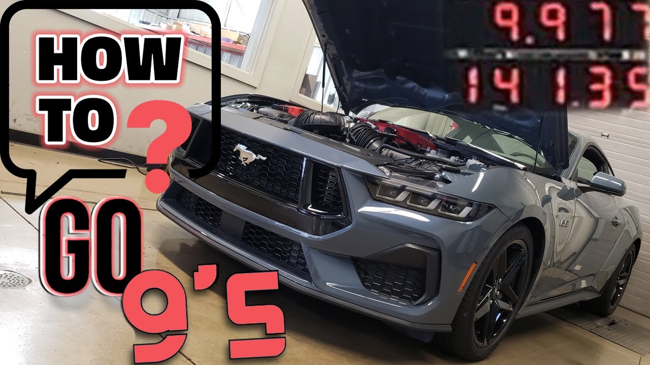 PATH TO THE 9'S (24 MUSTANG GT ROUSH SUPERCHARGER) SO EASY All Mod Info & Drag Videos at Brenspeed