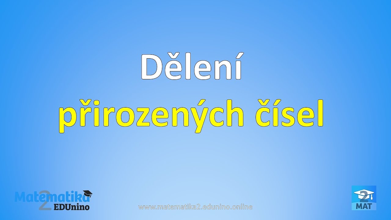 Dělení přirozených čísel