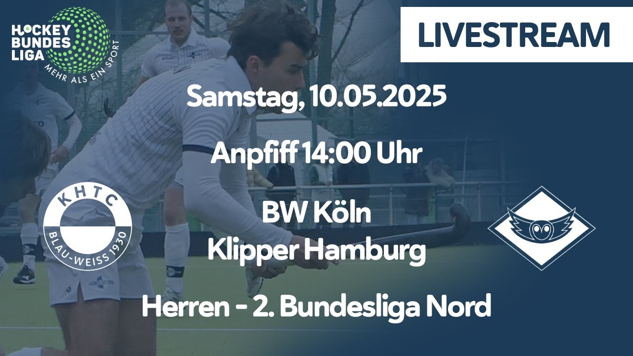 Herren - 2. Bundesliga Nord - BW Köln vs. Klipper Hamburg (13. Spieltag - Feldsaison 2024/2025)