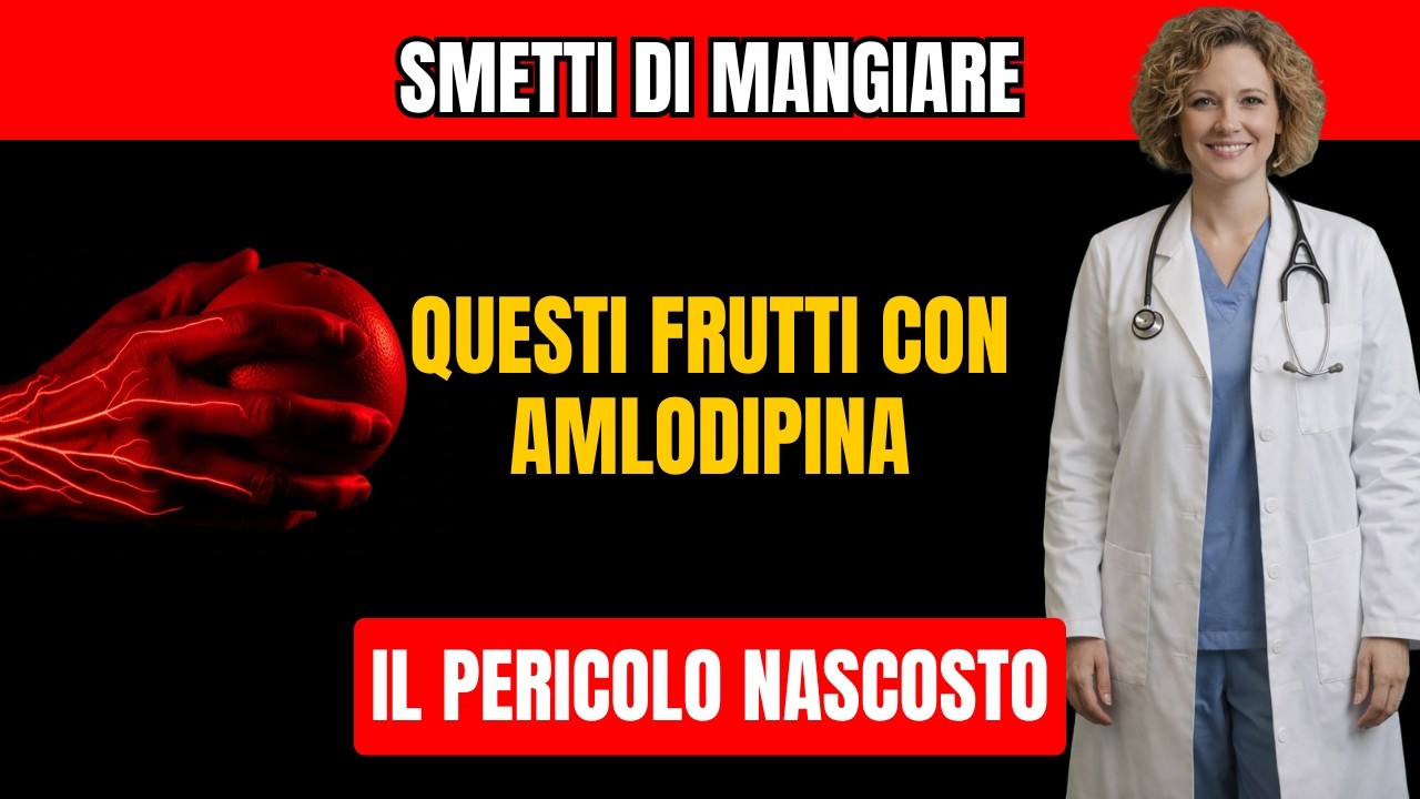 4 Frutti che GUARISCONO vs 4 che DISTRUGGONO il Corpo con Amlodipina | Salute 60+