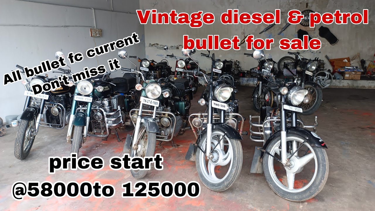 9nos #vintagebike #bullet #forsale #royalenfield #dieselbullet #petrolbullet #oldbullet #reels