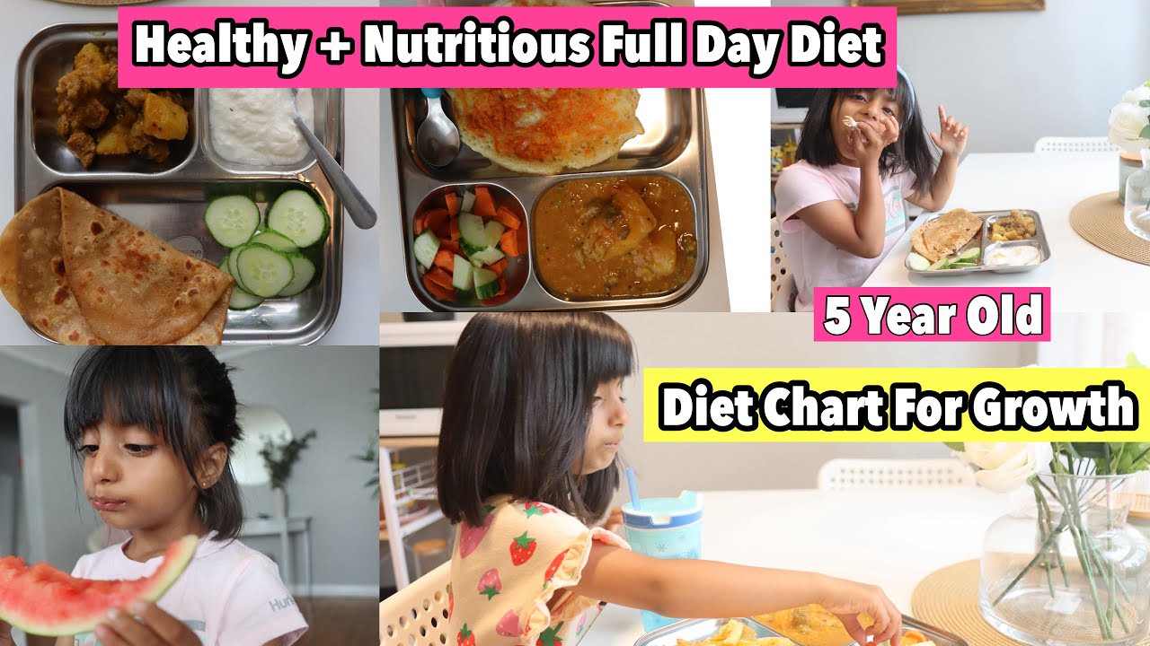 What My 5 Year Old Eats In A Day | Heathy Meals To Support Growth | Sonya Mehmi