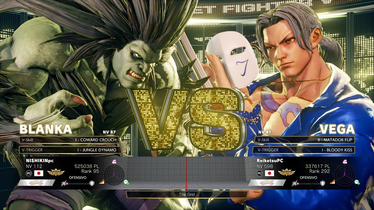 SFV Champion Edition 🔥 NISHIKIN (BLANKA) Vs Reiketsu (VEGA) 🔥 Online Match's 06-01-2023