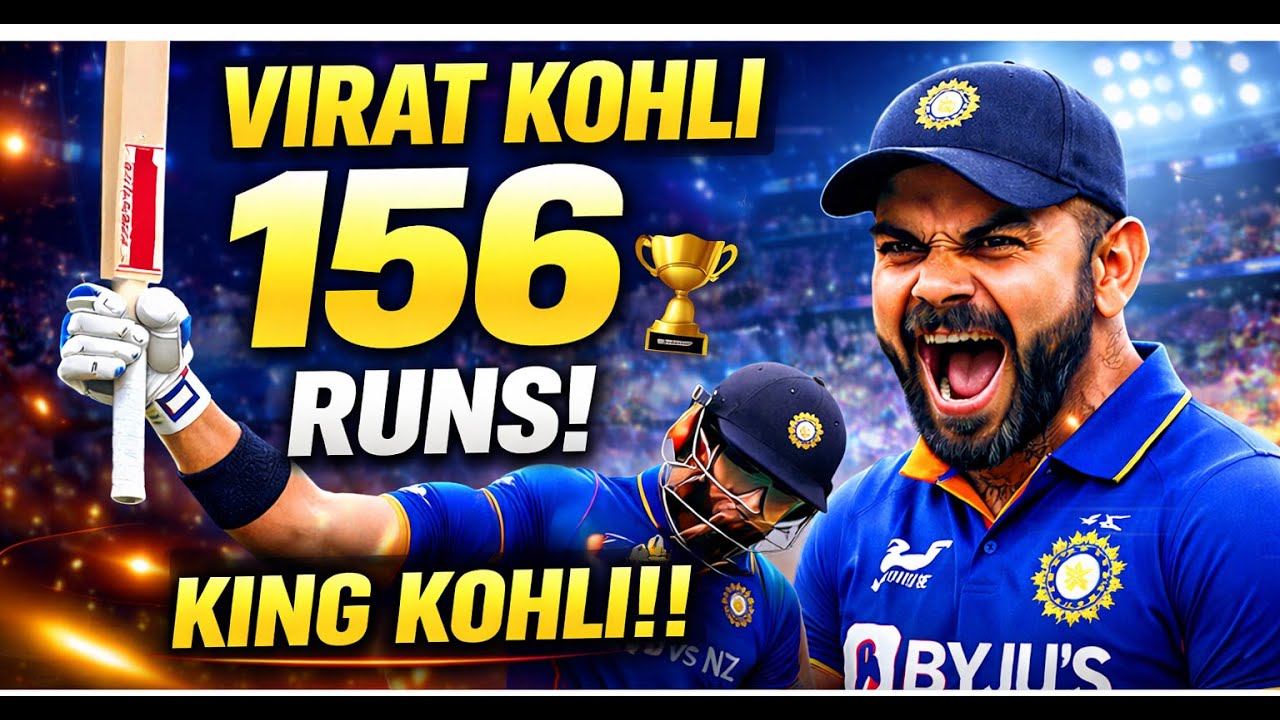 Virat Kohli 👑 156 Runs 🔥 | IND vs NZ | Full Match Gameplay | VD Plays | Real Cricket