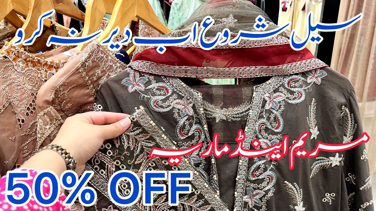 Flat 50% off Maryam & Maria Biggest Clearance Sale Today | Price Reduction 🔥