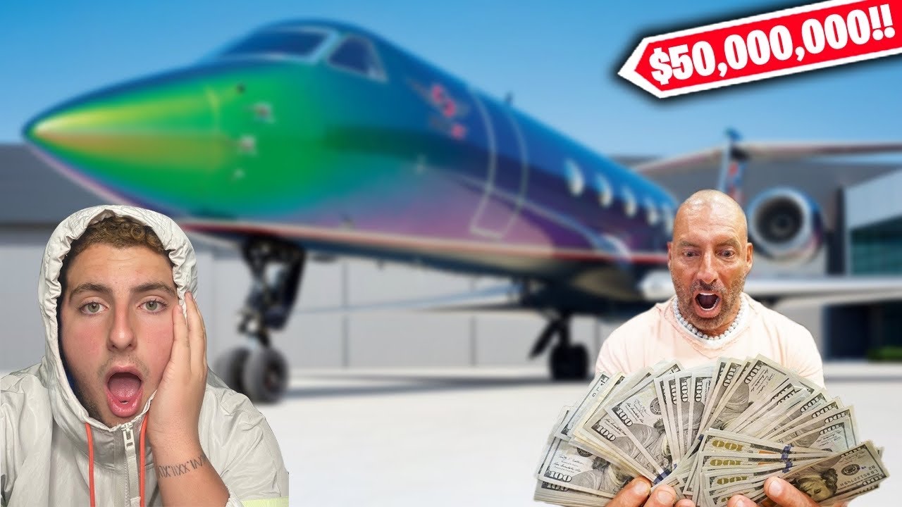 First Reaction To Our New $50 MILLION PRIVATE JET *not clickbait*