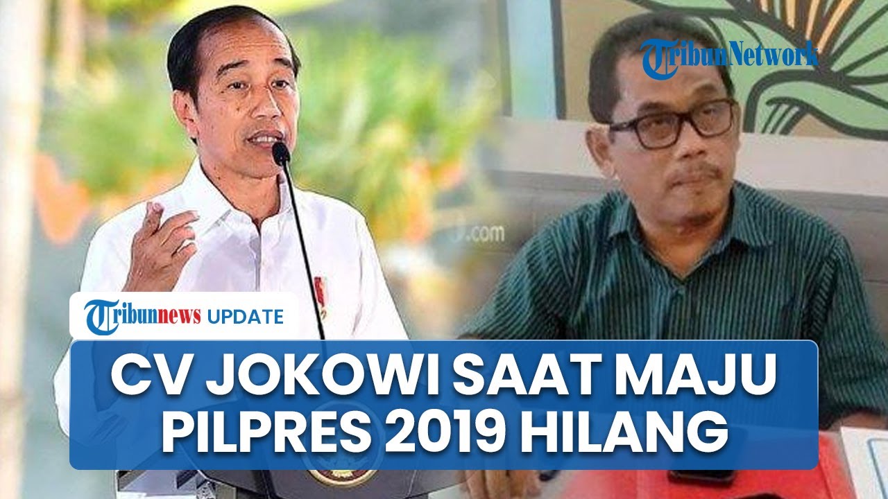 CV Jokowi saat Nyalon di Pilpres 2019 Hilang Padahal Milik Prabowo Masih Ada, Penggugat Klaim Ini