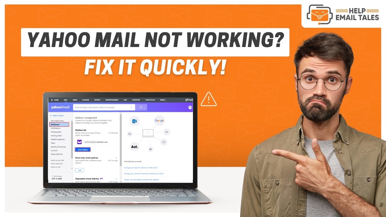 Yahoo Mail Not Working &ndash; How to Fix It Quickly? | Help Email Tales