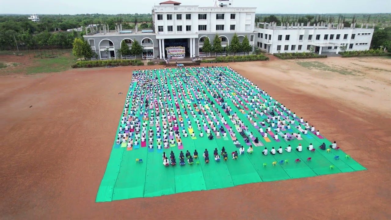 International Yoga Day Celebration 2025 | Vision India Public School, Ronur Cross, Srinivasapur.