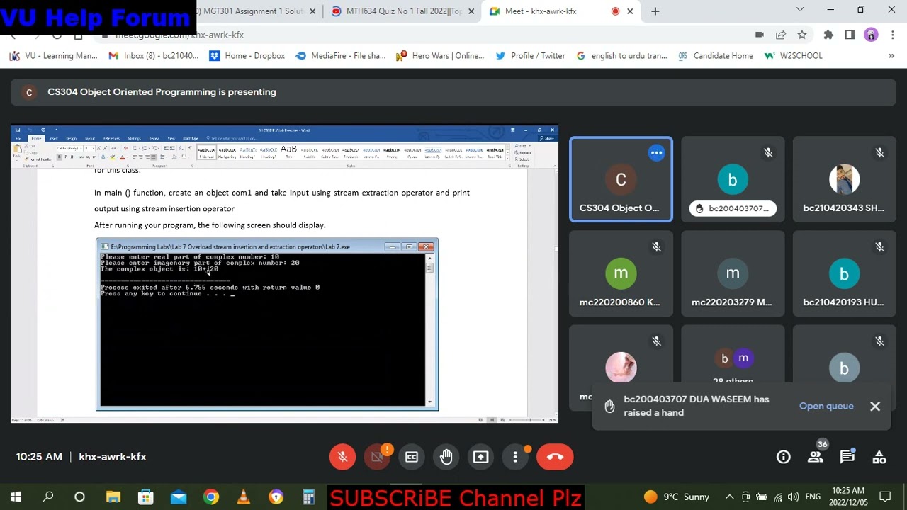 CS304(Practical) LAB NO 6||Lecture No 6||Object Oriented Programming Practical