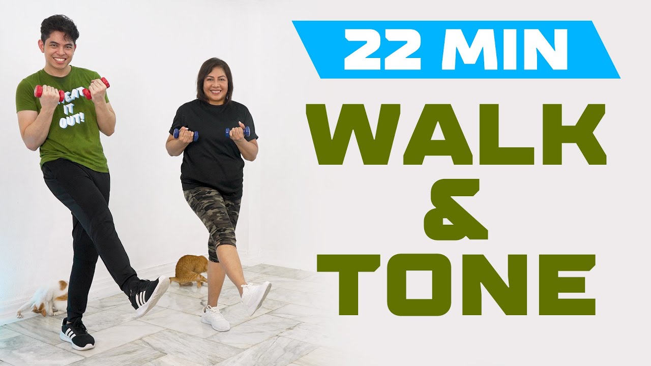 22 MIN WALK AND TONE WORKOUT with MOM • Keoni Tamayo • Workout #237