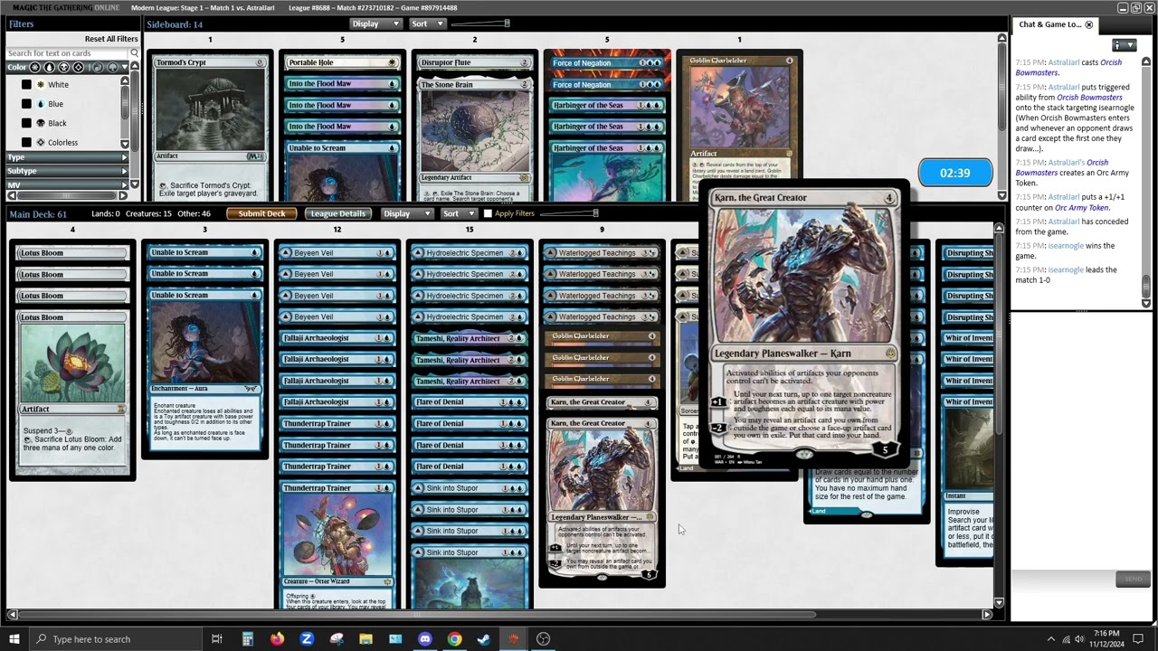 Blue Belcher - MTG Modern How to play - how to win! SB guide