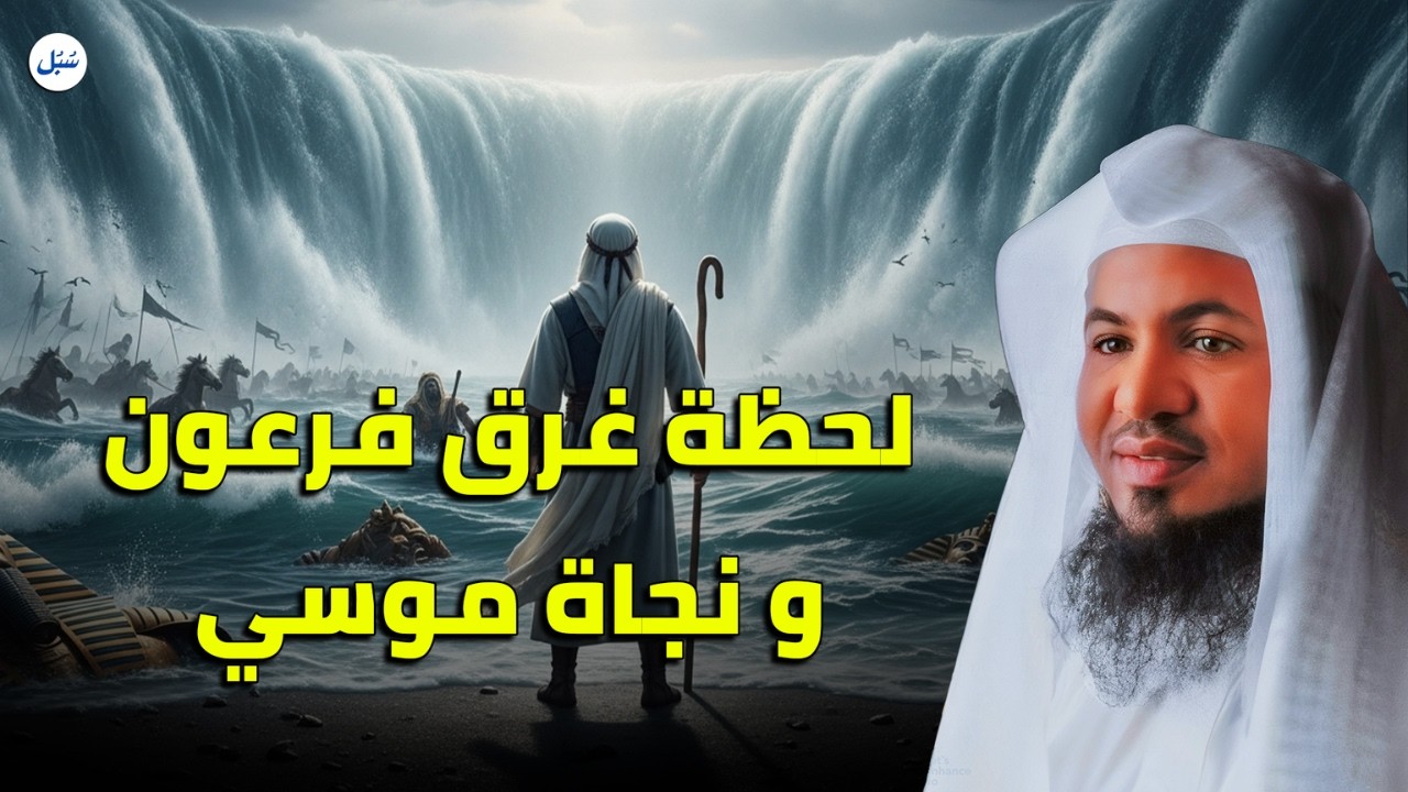لحظة غرق فرعون… وكيف نجى موسى عليه السلام 😮 | الشيخ محمد الشنقيطي