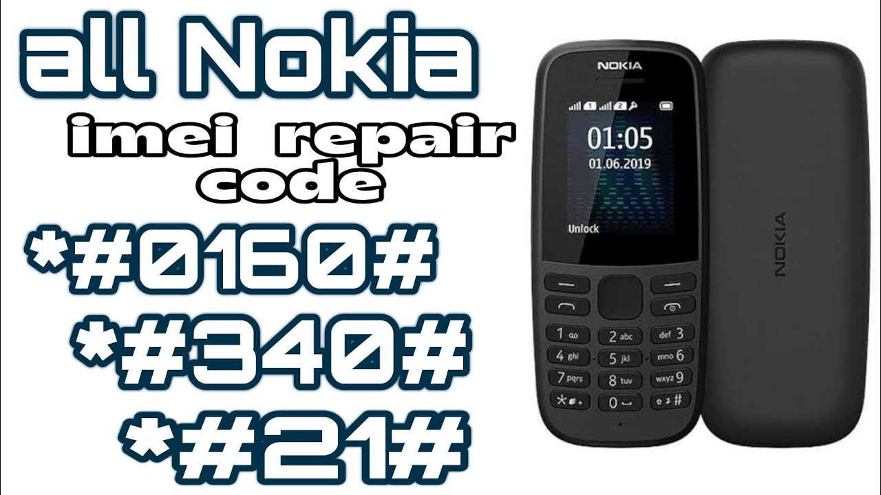 Nokia 105 2019 imei change code ✅💯